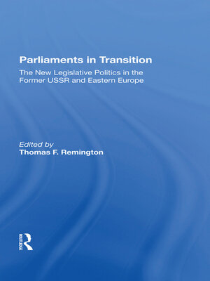 cover image of Parliaments In Transition